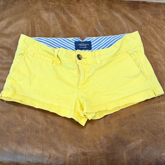 American Eagle Outfitters Pants - American Eagle Outfitters Women's Sunny Yellow Jean Shorts